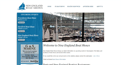 Desktop Screenshot of newenglandboatshows.com